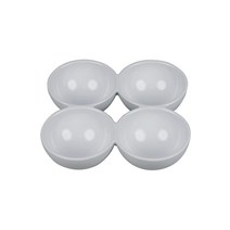 Bosch-Siemens 635924 00635924 에그 인서트 홀더 계란 4 개 93x93x26mm 흰색 측면 구획 냉장고 도어 Balay NEFF