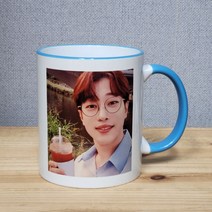 안성훈 굿즈 포토머그컵제작, 디자인6, 블루, 1개