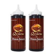 큐팜스 토핑용 초콜렛 소스 500g 2개