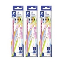 스테들러 노리카 파스텔 지우개 연필 HB 12p, 랜덤발송, 3개