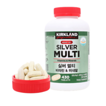 커클랜드 실버 멀티비타민 미네랄 1465mg 430정 대용량 고함량 실버비타민 코스트코, 1통