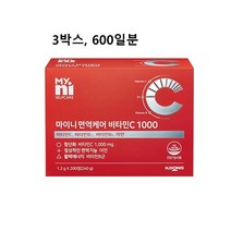 일동제약 비타민C 1000mg 정 정제 알약 캡슐 천연 자연 유래 아스코르빈산 고용량 고함량 대용량 정품 추천 아연 비타민b 1 6 종합 항산화 면역 활력 효능 식약처 인증 인정, 3box 총 600정, 민쓰네가게 1box당 200정