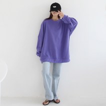 애플망고옷장 빅사이즈 오버핏 밀러 긴팔 롱박스티 무지 데일리 간절기 홈웨어