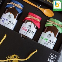 천수보감 수제조청 세트1호 (도라지조청 무조청 울금조청 천년초조청) 천수누리 쌀조청, 천년초, 도라지.배, 울금