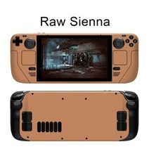 스팀 데크 콘솔용 뉴트럴 세이지 그린 스킨 비닐 밸브 콘솔 프리미엄 스티커 풀 세트 보호 데칼 랩핑 커버, [02] Raw Sienna