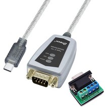 DTech FTDI USBRS485 케이블 RS422 USB시리얼 어댑터브레이크아웃 보드 LED 표시기 포함 RS485 컨버터는 Windows 11 10 87 XP Mac3피트을, 3ft, 1개