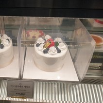 투명쉬폰케익박스(미니), 1묶음(25개), 160x160xh125