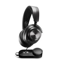 스틸시리즈 Arctis Nova Pro 유선 게이밍 헤드셋 / HRA 인증 / 노이즈캔슬링 마이크 / ESS Sabre Quad DAC / PC PS5/PS4 닌텐도스위치 M, 61527