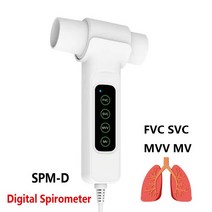 자동차 진단기SPM-D 디지털 Spirometer 기계 폐활량계 휴대용 의료 폐 진단 FVC SVC MVV 기능 검사기, 한개옵션0
