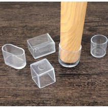 4pcs 의자 다리 모자 고무 피트 보호자 패드 가구 테이블 커버 양말 구멍 플러그 먼지 커버 가구 수평 피트 시스템, [3] 20x30mm