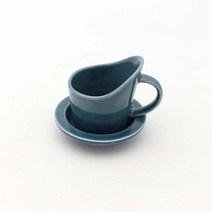 달소금 예쁜 도자기 싱글 종이컵 홀더/받침세트-피콕, 유광피콕, 색상:피콕SET(유광)