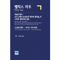 역설의 형식:조지 스펜서 브라운의 형식의 법칙들의 수학과 철학에의 입문, 역설의 형식(양장본 HardCover), 펠릭스 라우(저),이론출판, 이론출판