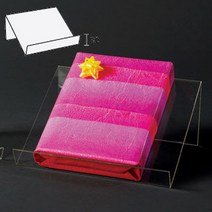 투명 아크릴 경사진열대 스탠드 가방 태블릿 노트북 전시