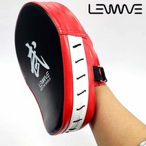 권투 타격연습 스파링 글러브미트 2개 복싱장비 셀프복싱, 레드