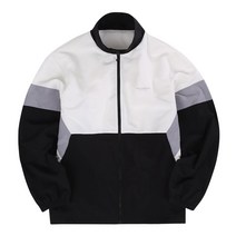 스파오 배색 윈드브레이커(BLACK)_SPJJC23C21