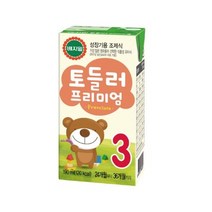 베지밀 토들러 프리미엄 3단계 아기두유 190ml, 원액두유, 20개