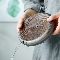 보이차 나무 쟁반 티 차반 다도도구 대나무차판 일본식 나무 웨이브 커피 석기 보드 테이, 01 Tea Tray A