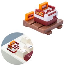 MAC FC 귀여운 기계식 키보드 레트로 키캡 맞춤형 축 버튼에 적합 클래식 게임 K-04, [04] FC Keycap
