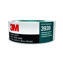 3M 3939 헤비듀티 덕트 테이프 88 in x 60 yd 9 0 mil 밀봉, 48 mm x 54.8 m