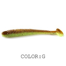 Supercontinental-스윙 임팩트 링 청어 낚시 루어 6 개/10 개 인공 Pesca Leurre Souple, 08 G_01 63mm 20pcs