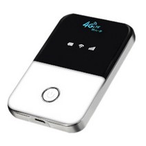 AU42 포켓 와이파이 MF925-1 4G CAT3 모바일 LTE MIFI 라우터 휴대용 Sim 카드 슬롯 여행 사무실, 01 Black White