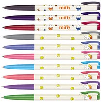 미피 유성볼펜 0.5mm 포켓클립 새학기 신학기 입학 졸업선물 단체선물 좋은 필기감 국민템 동아볼펜 귀여운, 옐로우그린
