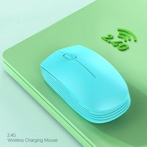 무선 버티컬 트랙볼게이블루투스 마우스1600dpi 2.4G 충전식 무선 마우스 블루투스 게임 컴퓨터 인체 공학, 06 Blue 2.4G, 한개옵션1