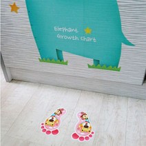 나skswint_조인컴퍼니 야광발바닥스티커 시리즈3 4종 택1 다용도인테리어 놀이방꾸미기 아이 팬시 거실 아기방꾸미기 다용도♥winters, ♥winters짝꿍곰F-167