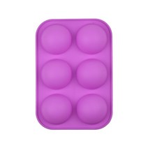 밀봉 카스테라틀 사각 나무 1pcs 3d 공 라운드 반구 실리콘 금형 diy 베이킹, b