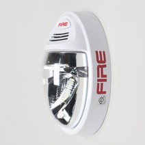 시각경보기 타원형동방전자(DBE) LED 일반 백색, 단품, 1개