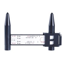 뜨거운 판매 휠 림 볼트 패턴 슬라이딩 PCD 측정 도구 게이지 눈금자 8 구멍 러그 허브 피치, Black