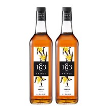 1883메종루틴 1883-바닐라시럽1L x2, 2개, 1L