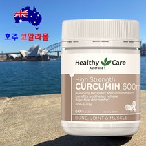 헬씨케어 고함량 커큐민 600mg 60정 관절건강 강황 호주코알라몰, 60정 1개