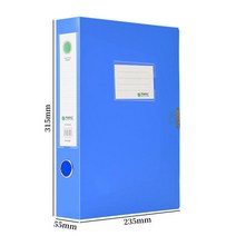 파일 꽂이 케이스 철 a3 a4 문서정리 아코디언스탠딩 두꺼운 A4 데이터 저장 가방 대용량 파일 폴더 학습, 05 Blue-5.5cm