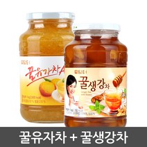 담터 꿀 유자차 A 1kg+꿀 생강차 1kg