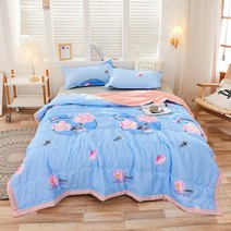 이불 숙소 1인용 여름 에어컨 쿨링 여름 얇은 2인용 여름 쿨링 코튼 키즈 극세사이불 시어서커이불 침대보 세사여름이불 차렵이불 순면여름이불