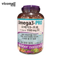 웨버내추럴 오메가3-프로 1390mgX180캡슐 코스트코, 1개, 180캡슐