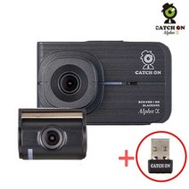 캐치온 알파 2채널 블랙박스 64G+WIFI동글, 단품