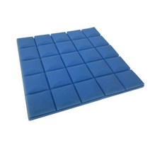 계란판 방음재 흡음재 차음재 방음부스 셀프시공 diy 6pcs 50x50x3cm 스튜디오 어쿠스틱 벽 패널 처리 웨지 보호 스폰지, blue