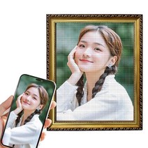 서은이네 보석십자수 주문제작 비즈십자수, 06.50x60cm 액자형