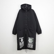NISHIMOTO IS THE MOUTH CLASSIC BENCH COAT BLACK NIM-O05
