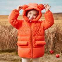 여아 인싸 겨울 패딩 미드컷 도톰 큐트한 어린이 코트