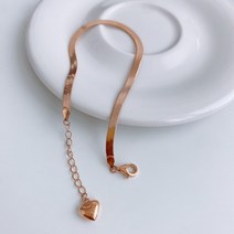 미니미 통통하트 14k 18k 러블리 하트 은 팔찌