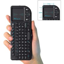 무선 미니 청소기 원래 Rii X1 스페인어 2.4GHz 키보드 에어 마우스 TV 박스 안 드 로이드/미니 PC/노트북에 대 한 터치 패드