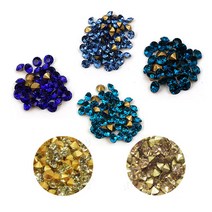 블루 뾰족스톤 V컷스톤 MC 옥탄트 ss4~ss32 ~15ea 7mm~1.5mm, 27.사파이어/4mm/10ea
