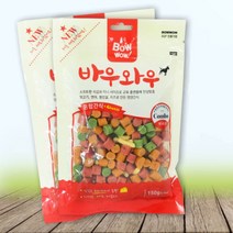 바우와우 혼합간식 강아지 노즈워크 훈련용 간식 150g x 5