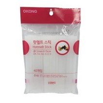 오공 전문가용 핫멜트 미니 스틱 7.2mmX40-240g, 20개