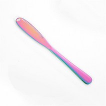1pc 스테인레스 스틸 버터 나이프 치즈 스프레더 버터 경기자 잼 주걱 서양 나이프 치즈 슬라이서 치즈 도구 주방 도구, 하나, multicolor