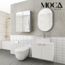 모카바스 전면 거울 도어 욕실 수납장(600X800)
