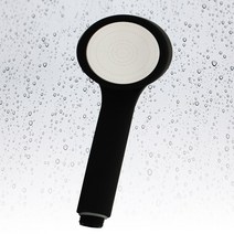 YBK 블랙 울트라 샤워기 헤드 - 레이저 (수압상승 절수효과 부드러운샤워), 1개